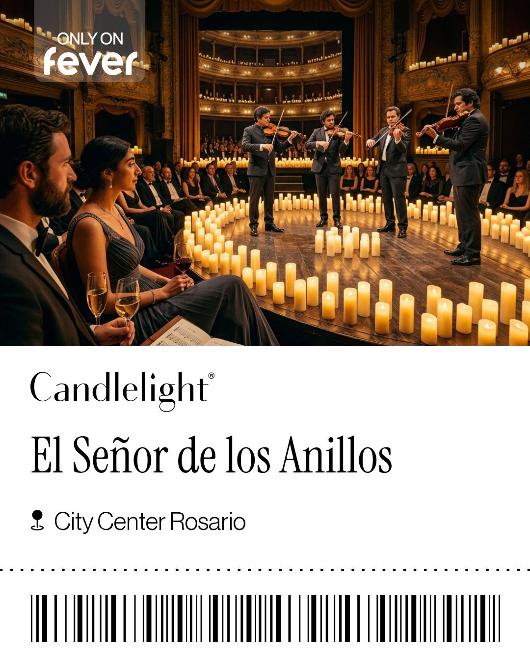 Candlelight Concerts by Fever Facebook ad