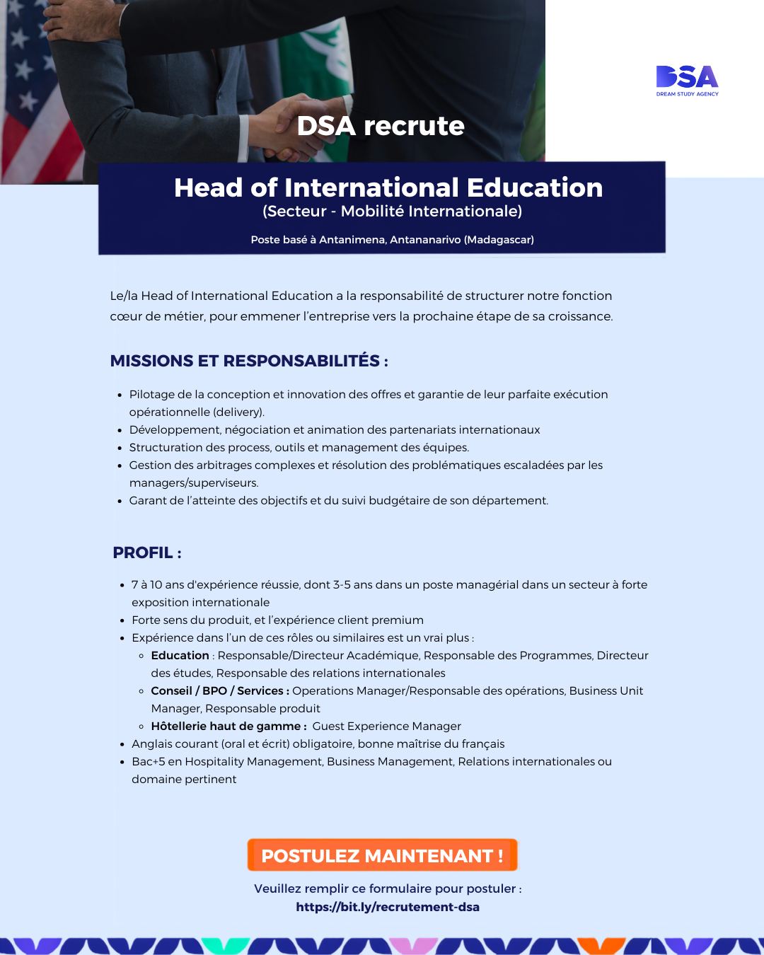 DSA - Dream Study Agency Facebook ad