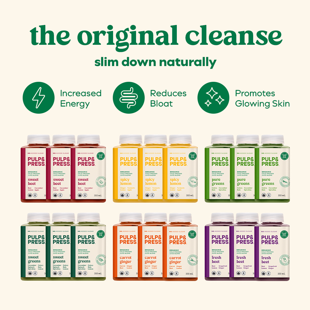 The Pulp & Press Juice Co. Facebook ad: Glow From Within