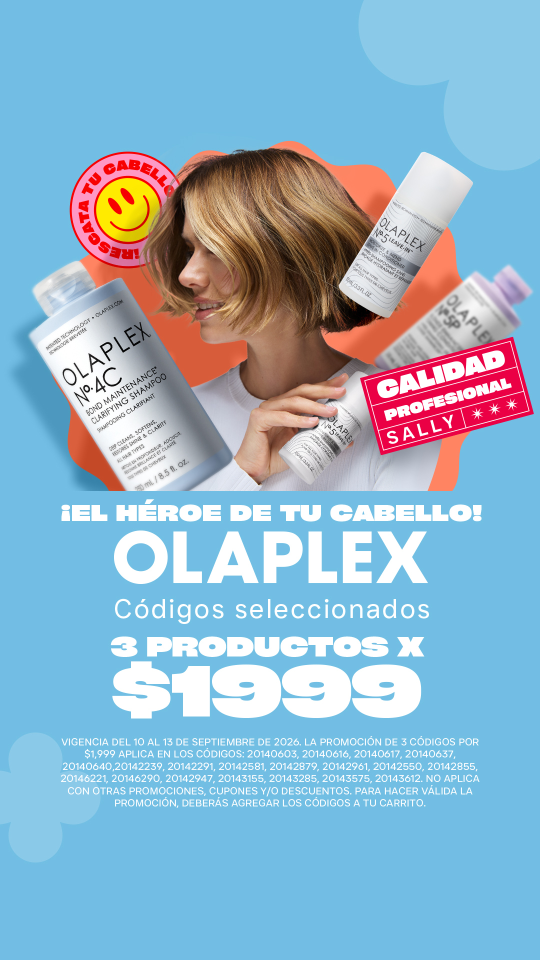 Sally México Facebook ad: Lo mejor para tu cabello