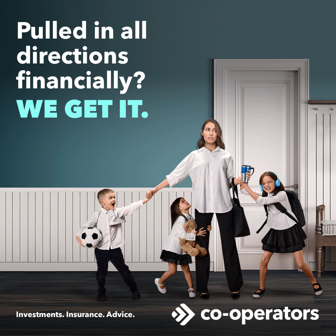 Co-operators Facebook ad: Pulled in all directions financially?