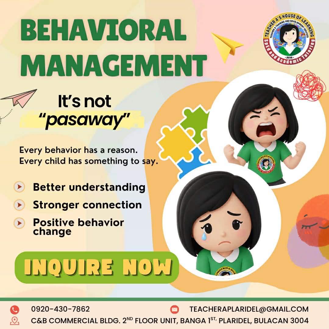 Teacher A’s House of Learning - Plaridel Bulacan Branch Facebook ad