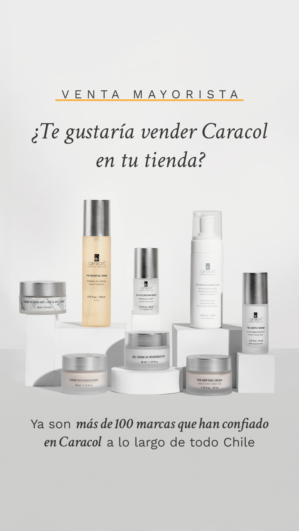 Caracol Natural Skincare Chile Facebook ad
