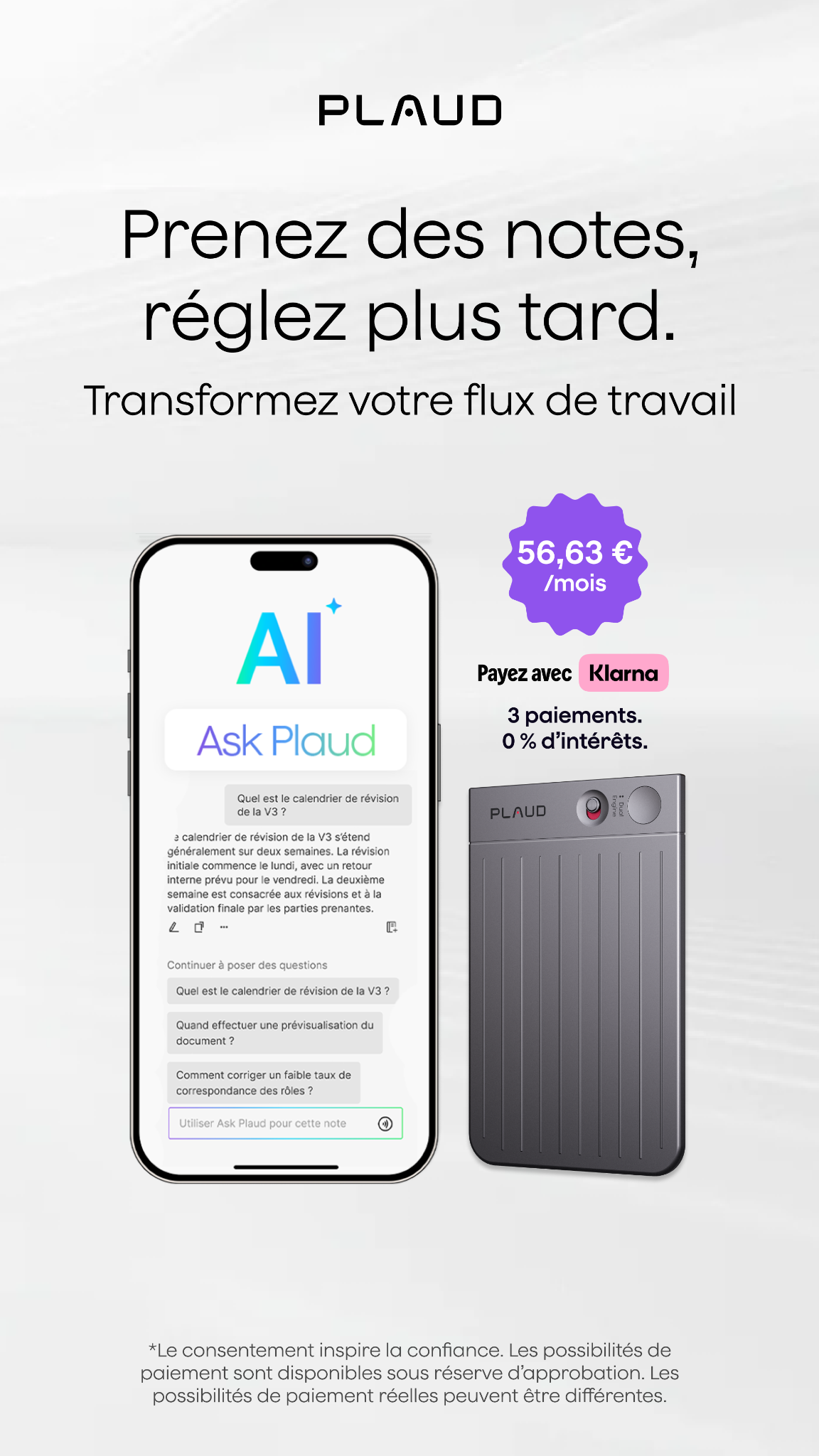 Plaud Facebook ad from Jul 28, 2026