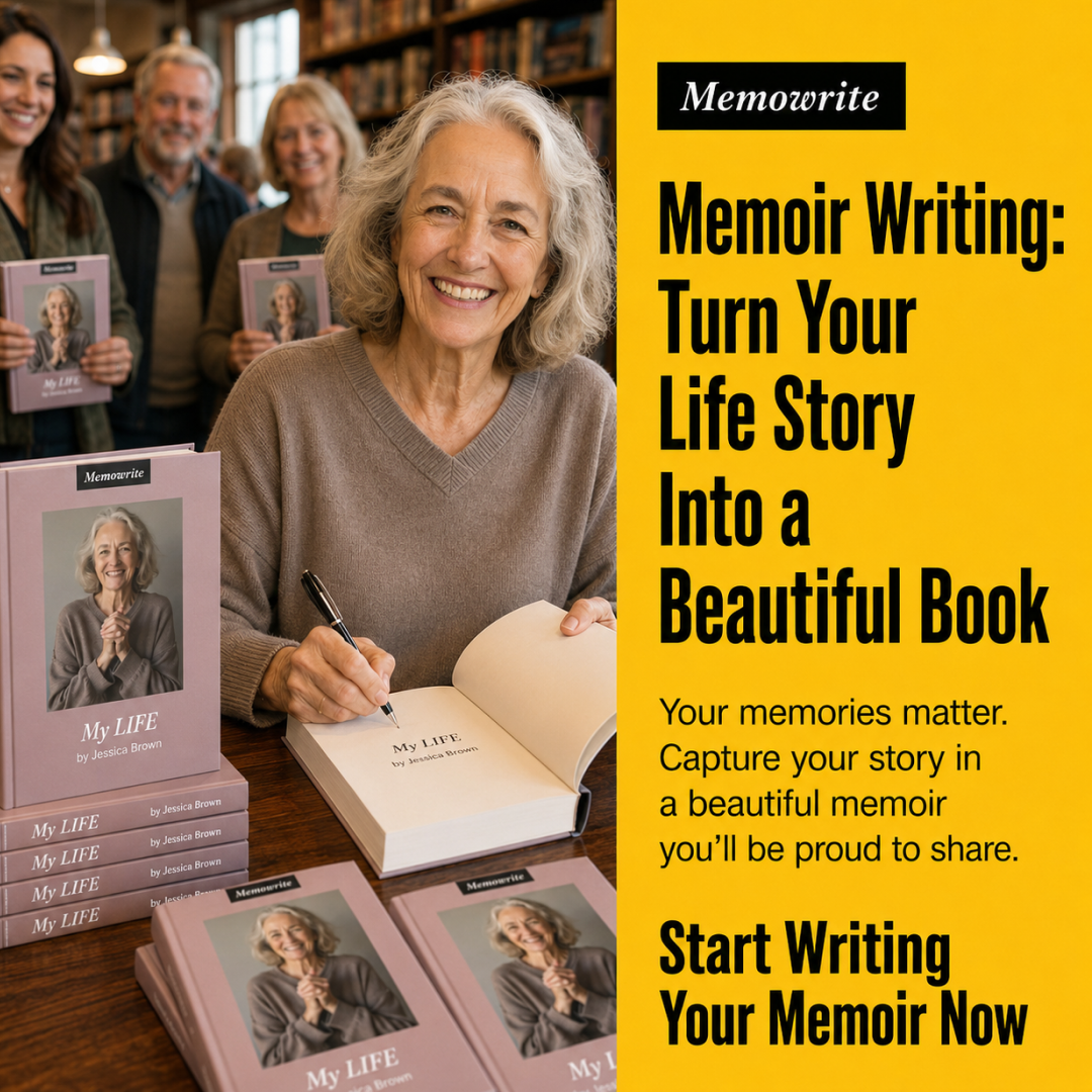 Memowrite Facebook ad
