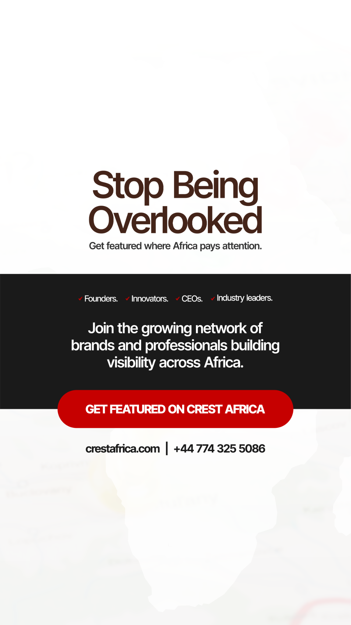 CrestAfrica Facebook ad