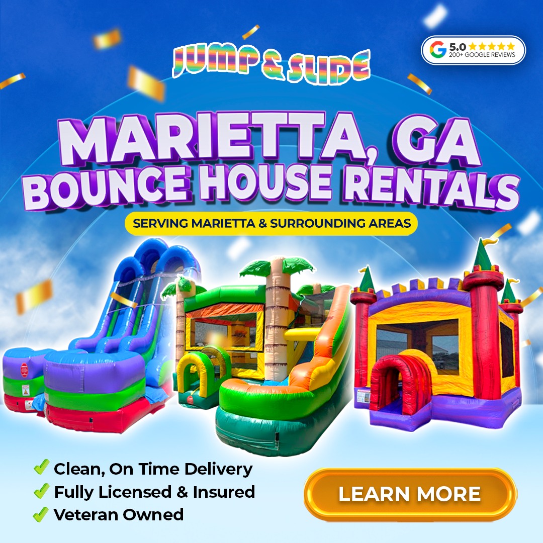 Jump and Slide Atlanta Facebook ad: Marietta, GA