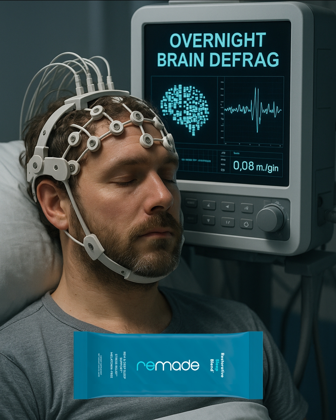 Remade Restorative Sleep Supplement Facebook ad