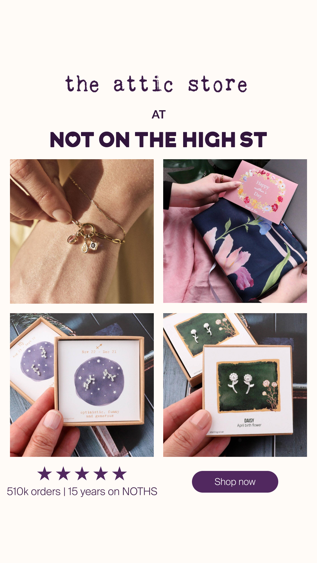 notonthehighstreet Facebook ad