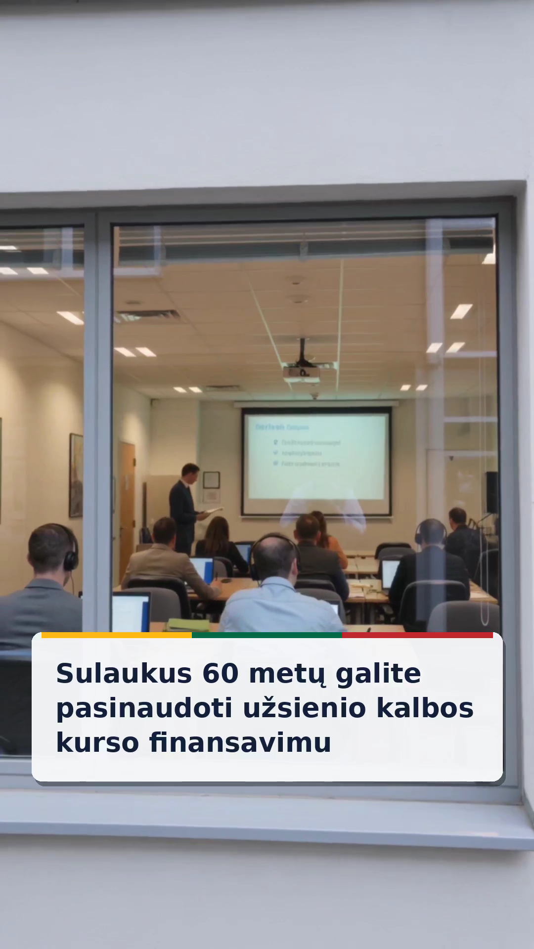 Užsienio kalbų ir tobulėjimo centras Facebook ad