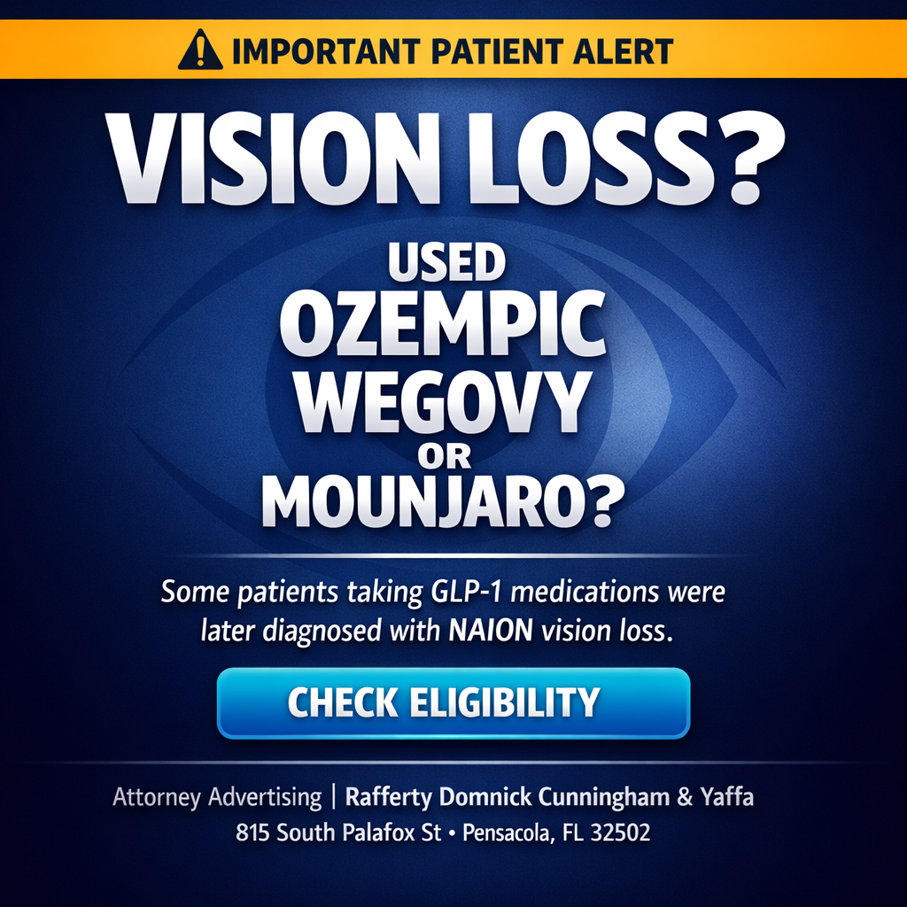 The Sentinel Group Facebook ad: Vision Loss Claim Check