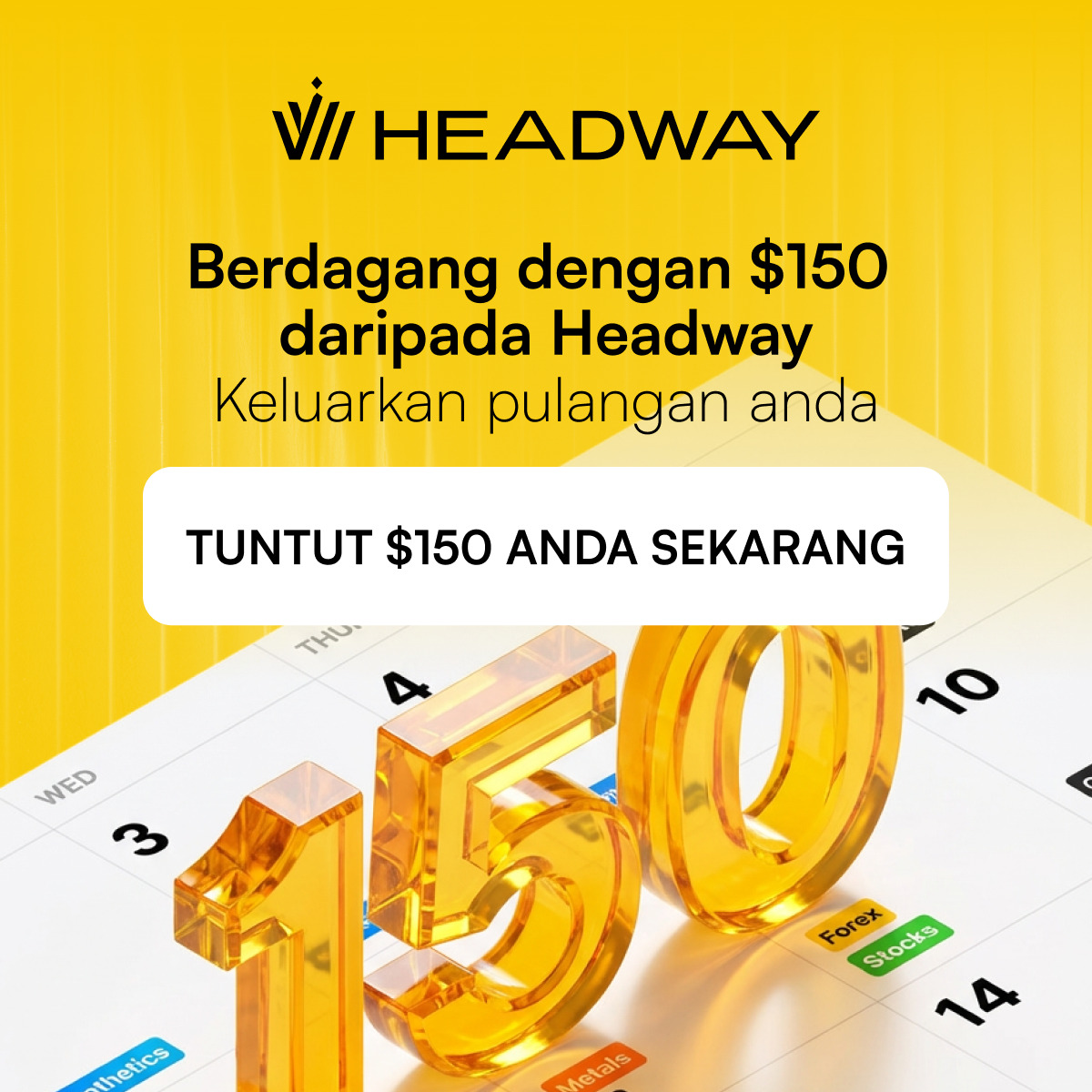 Headway Contests Facebook ad: Pilih Daripada 500+ Instrumen