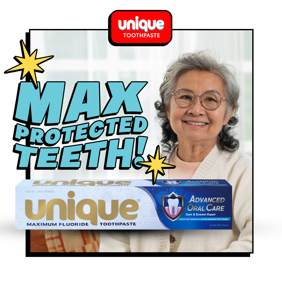 Unique Toothpaste Facebook ad: MAX Alaga, MAX Protektado!