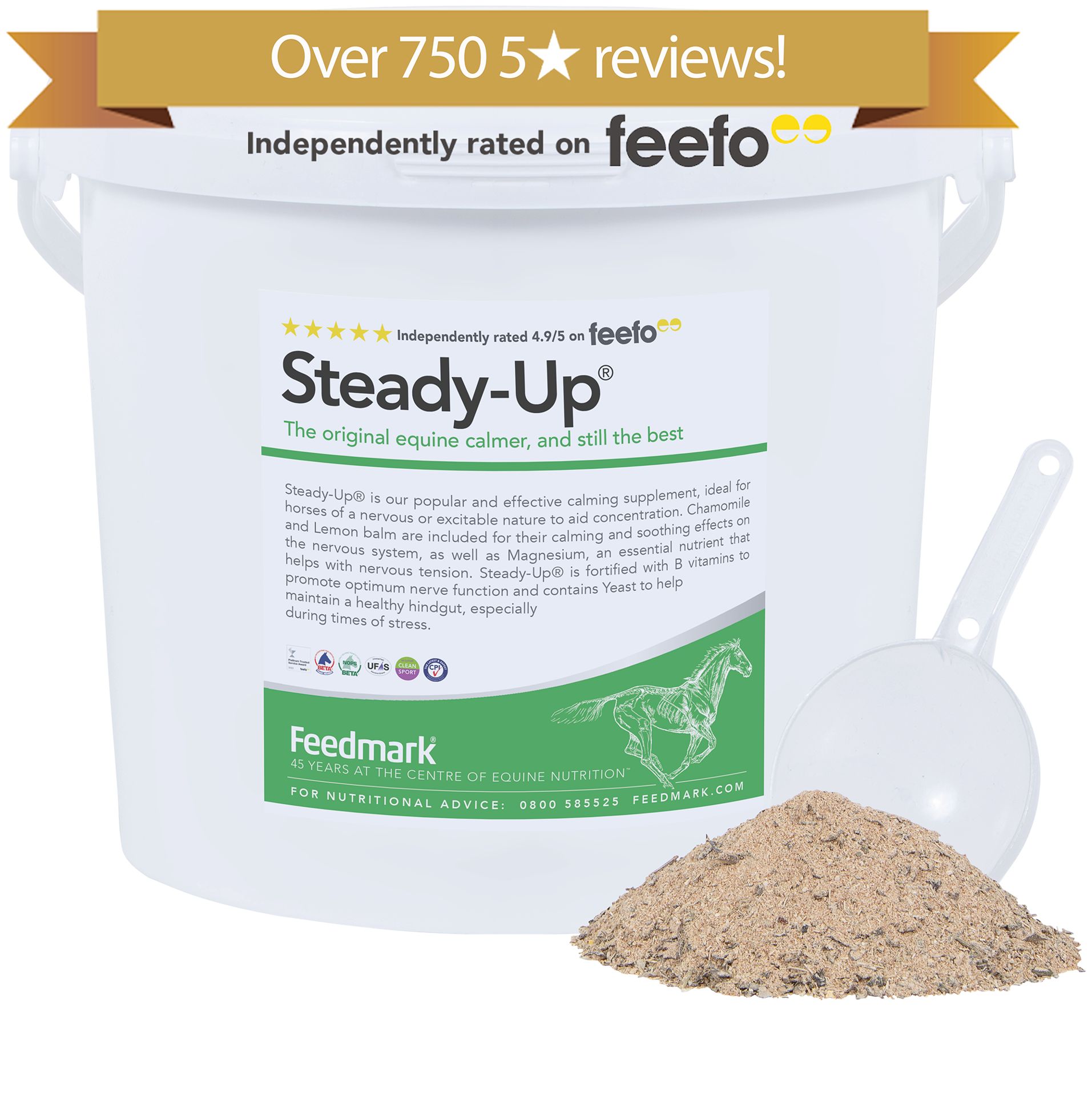 Feedmark Facebook ad: Horse Calming Supplements