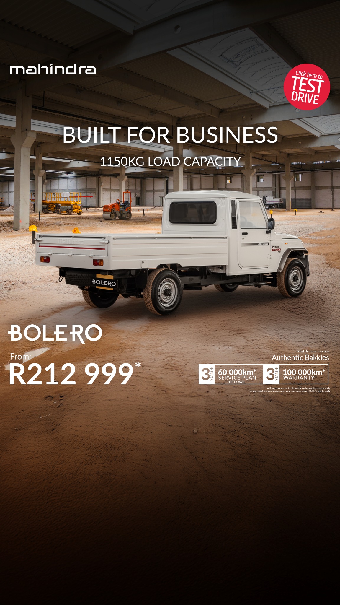 Mahindra South Africa Facebook ad from Mar 1, 2026