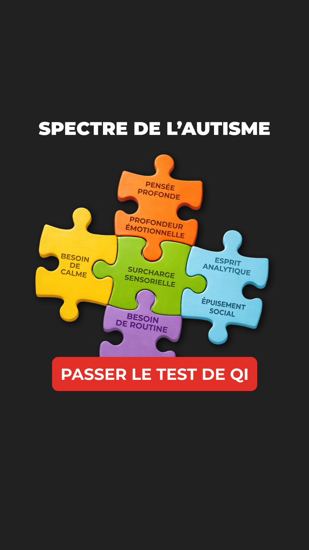 International IQ test Facebook ad