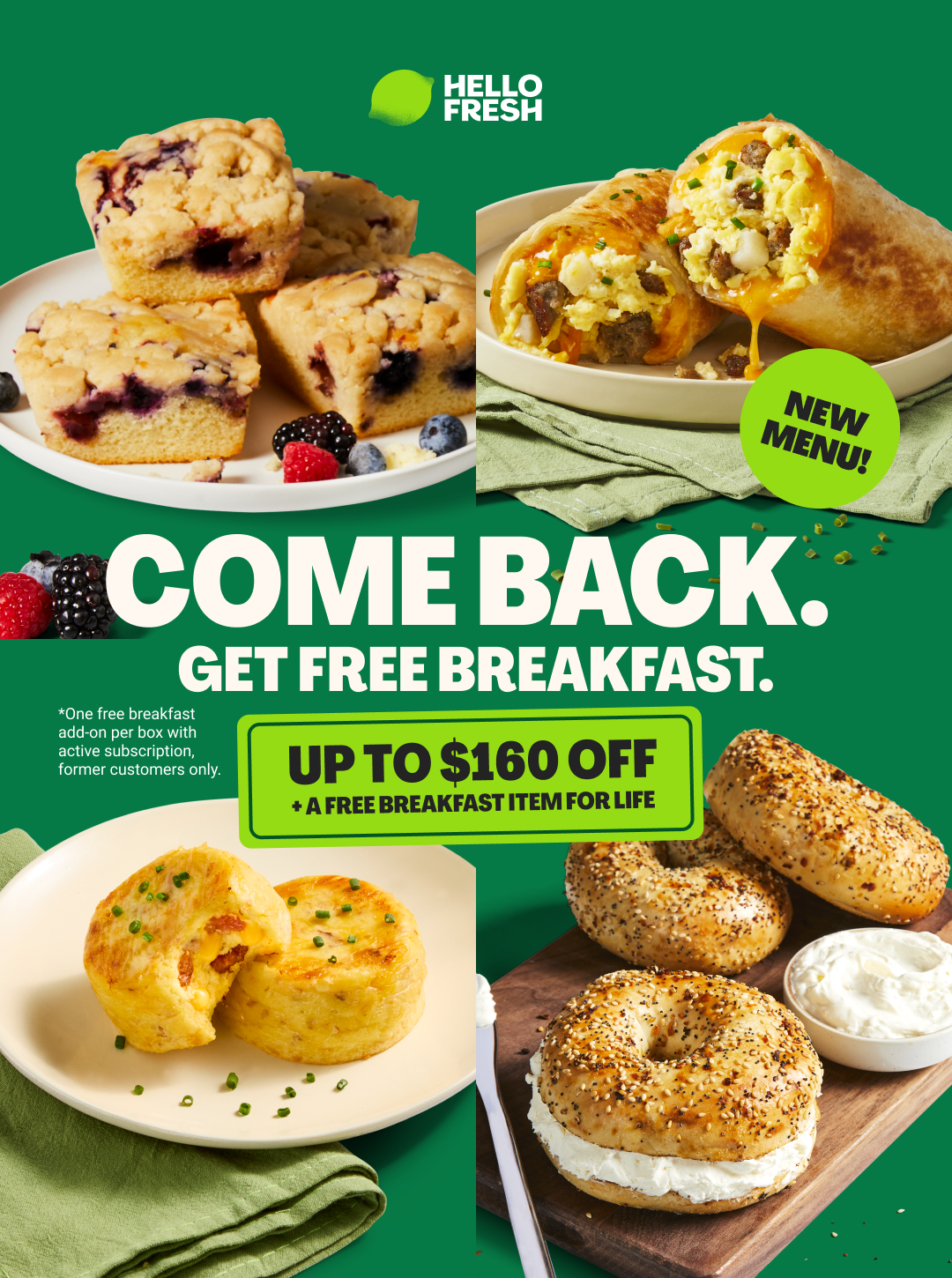 HelloFresh Facebook ad
