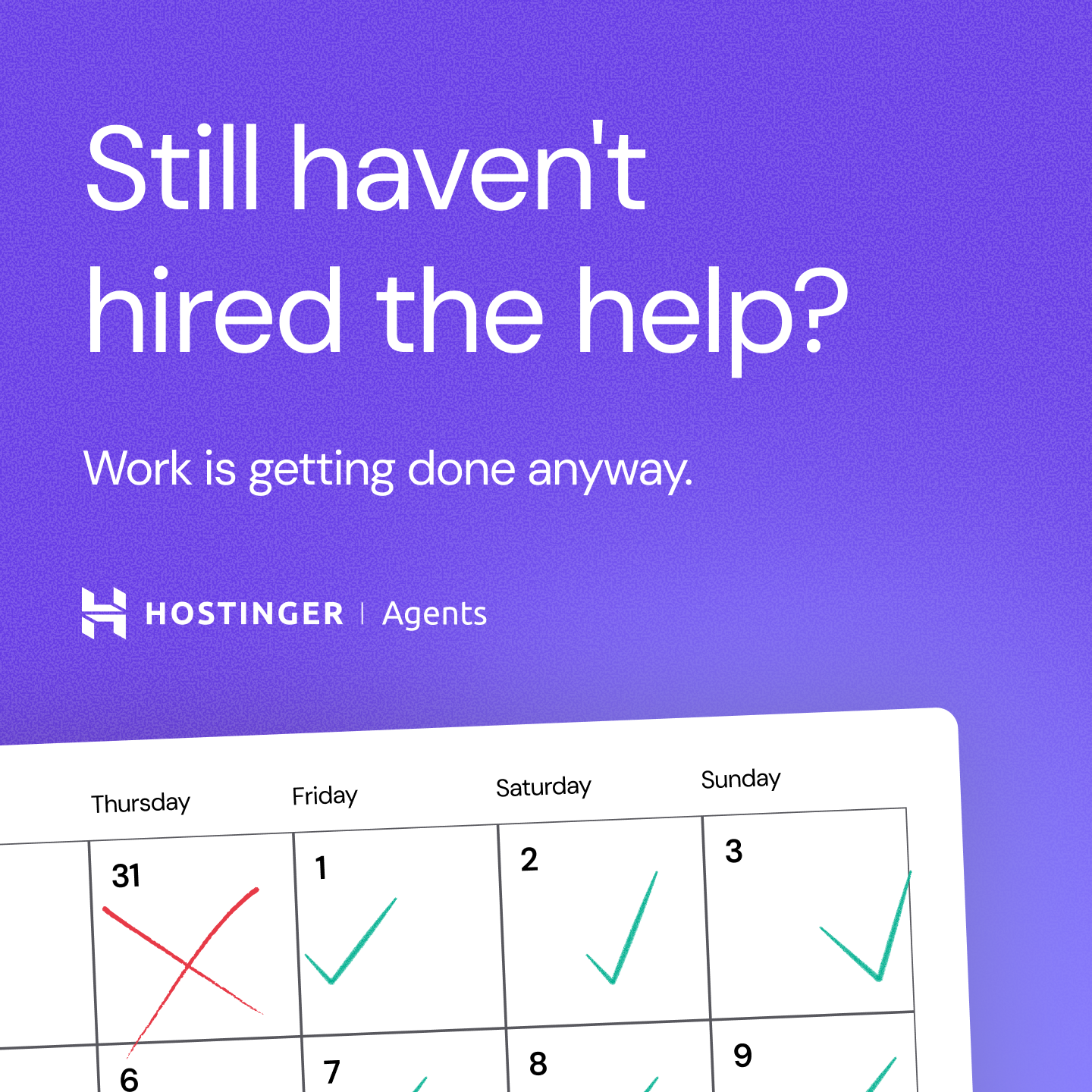 Hostinger Facebook ad from Jul 27, 2026