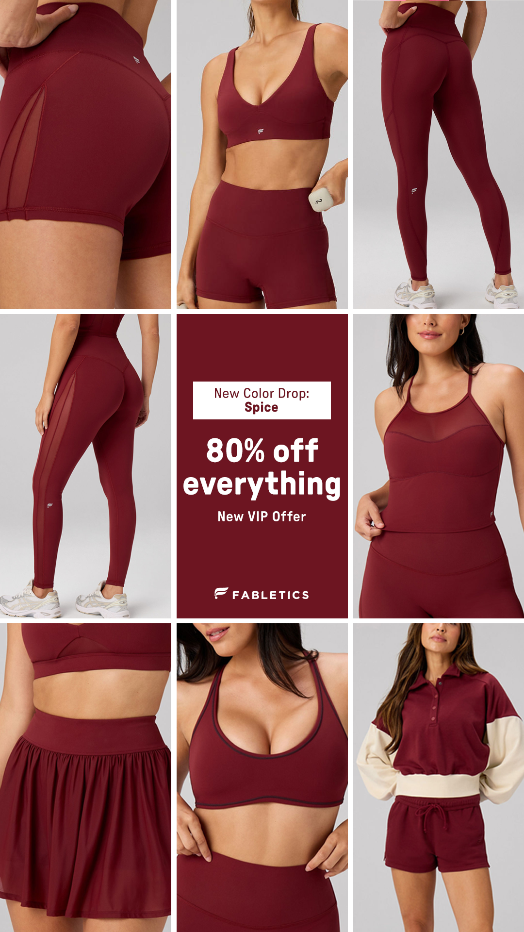 Fabletics Facebook ad