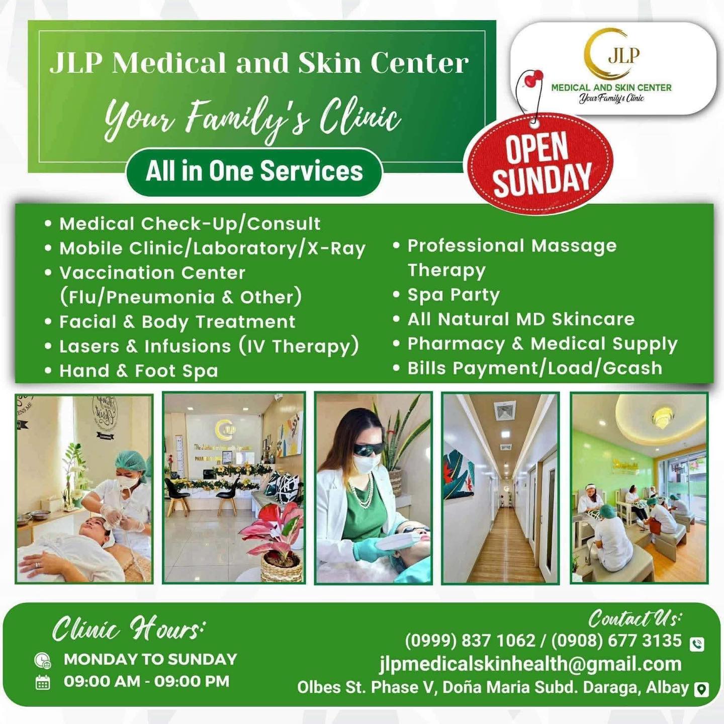 JLP Medical And Skin Center Family Clinic Facebook ad: Make JLP Medical and Skin Center your trusted…