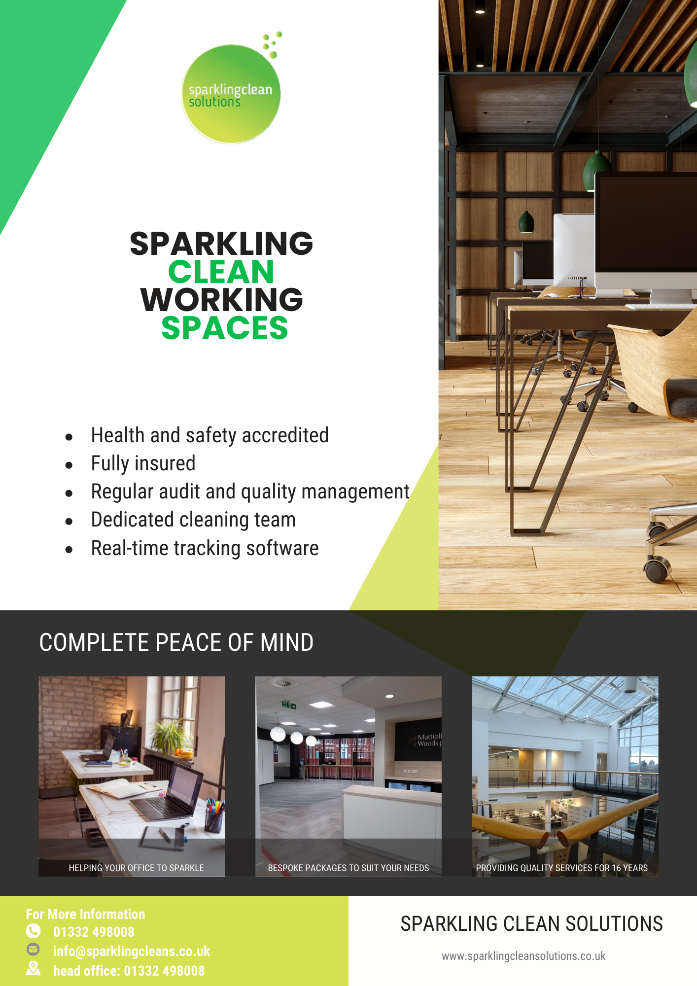 Sparkling clean solutions Facebook ad