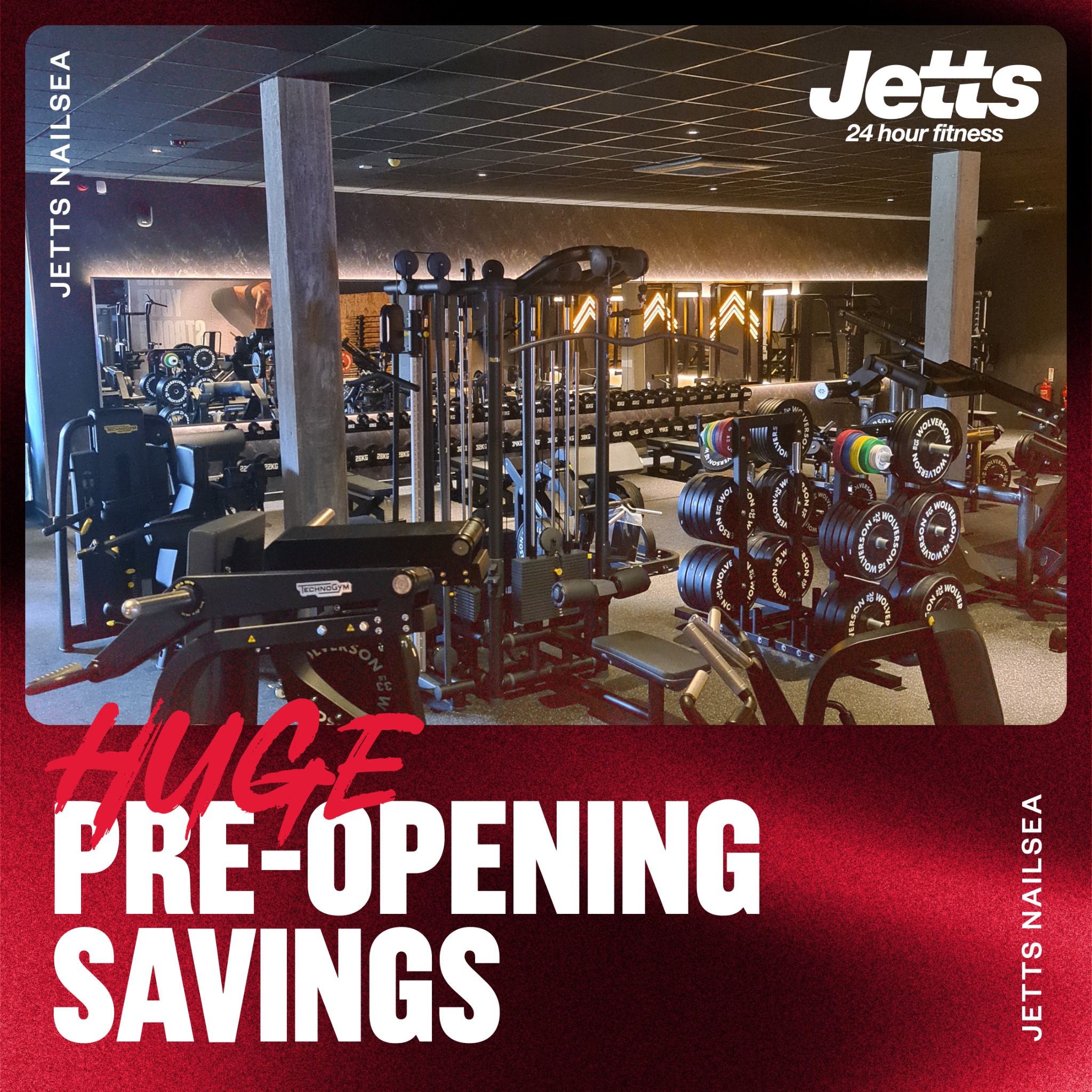Jetts Nailsea Facebook ad from Jun 28, 2026