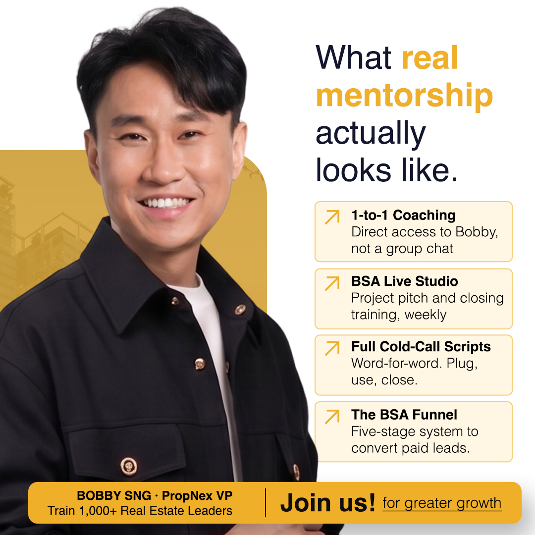 Bobby Sng Advisory Group, PropNex Realty Facebook ad