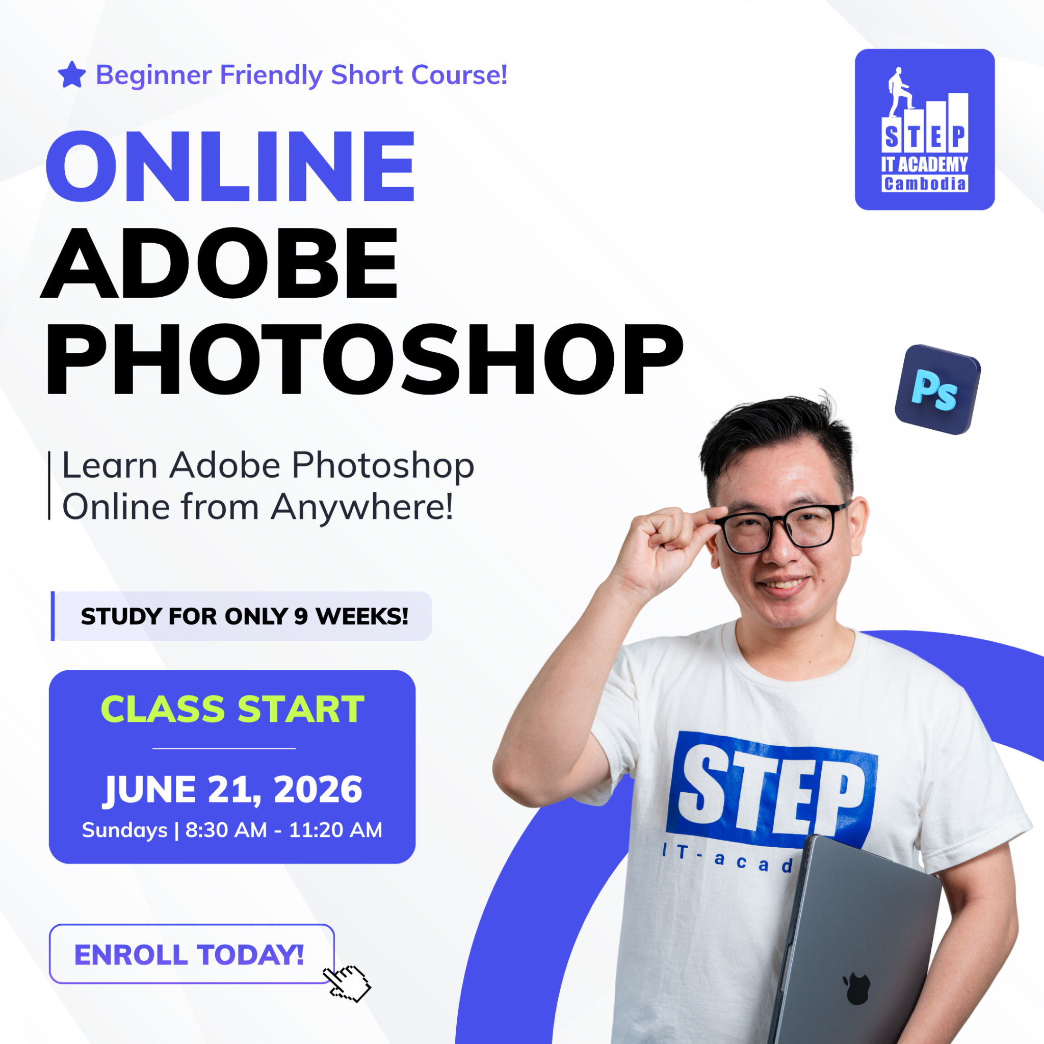 Computer Academy STEP Cambodia Facebook ad