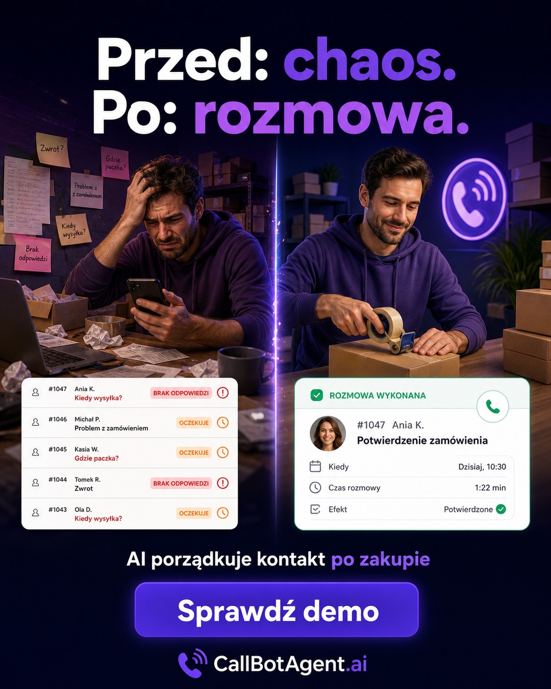 Callbotagent Facebook ad