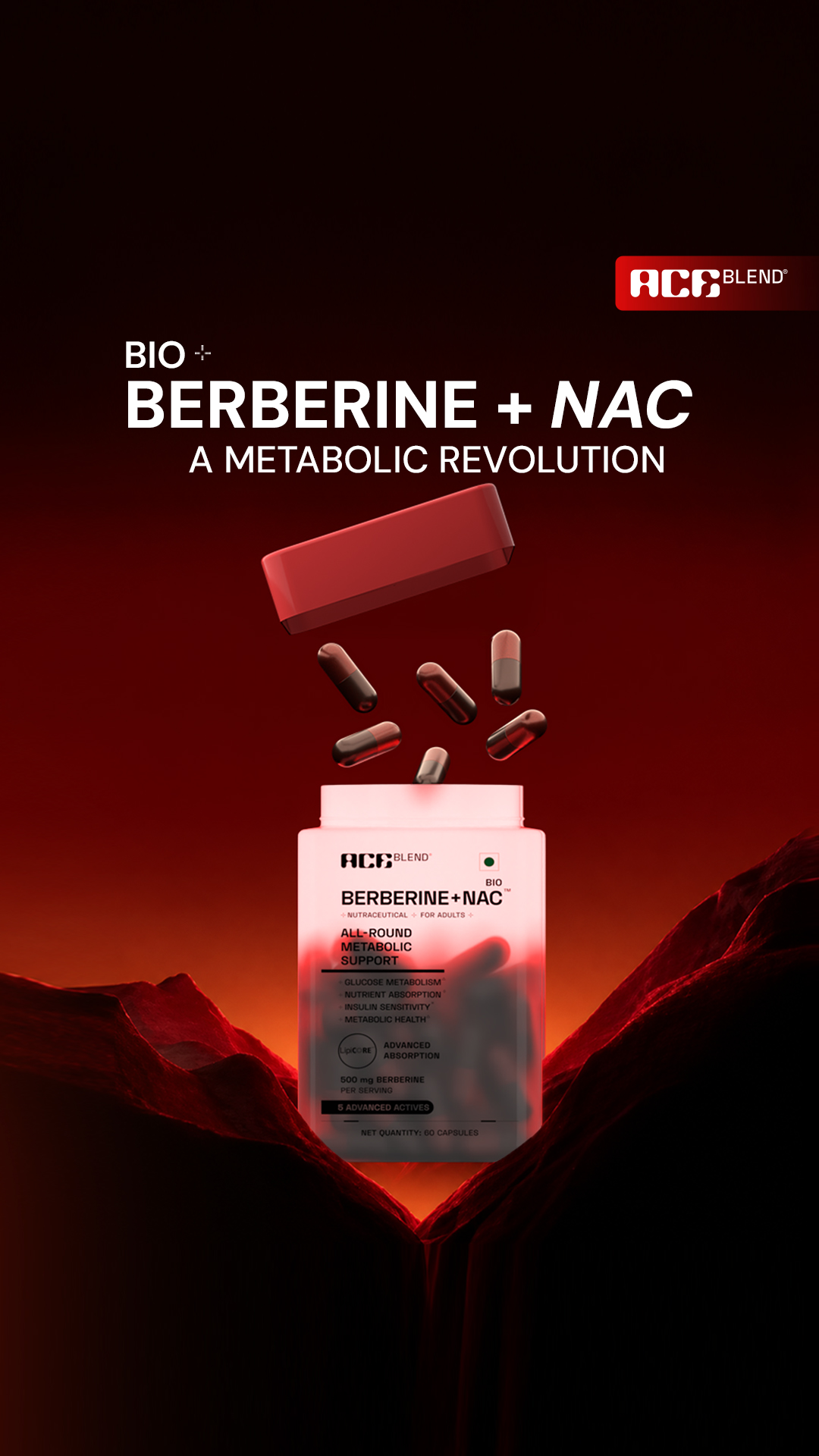 Ace Blend Facebook ad: Support your metabolic health