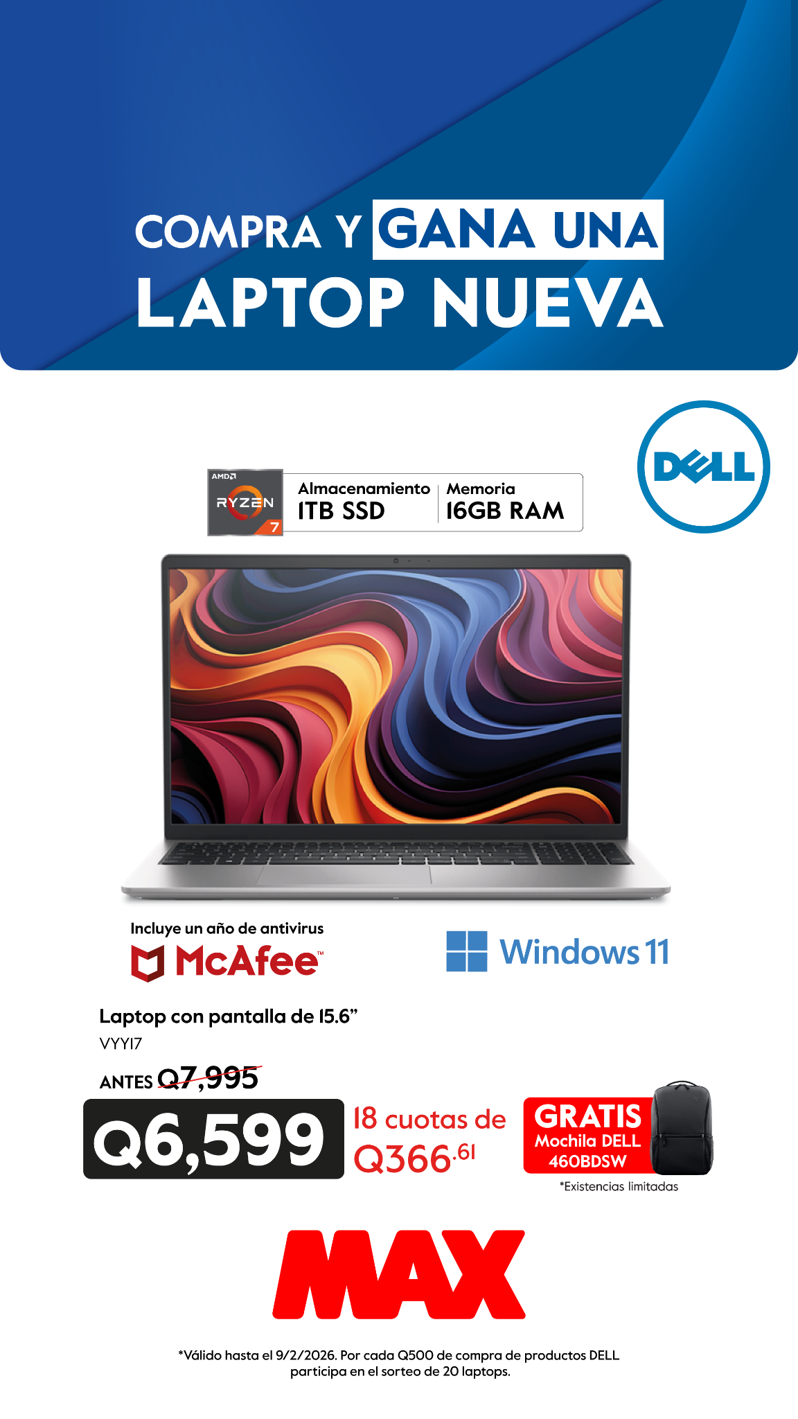 Tiendas MAX Facebook ad