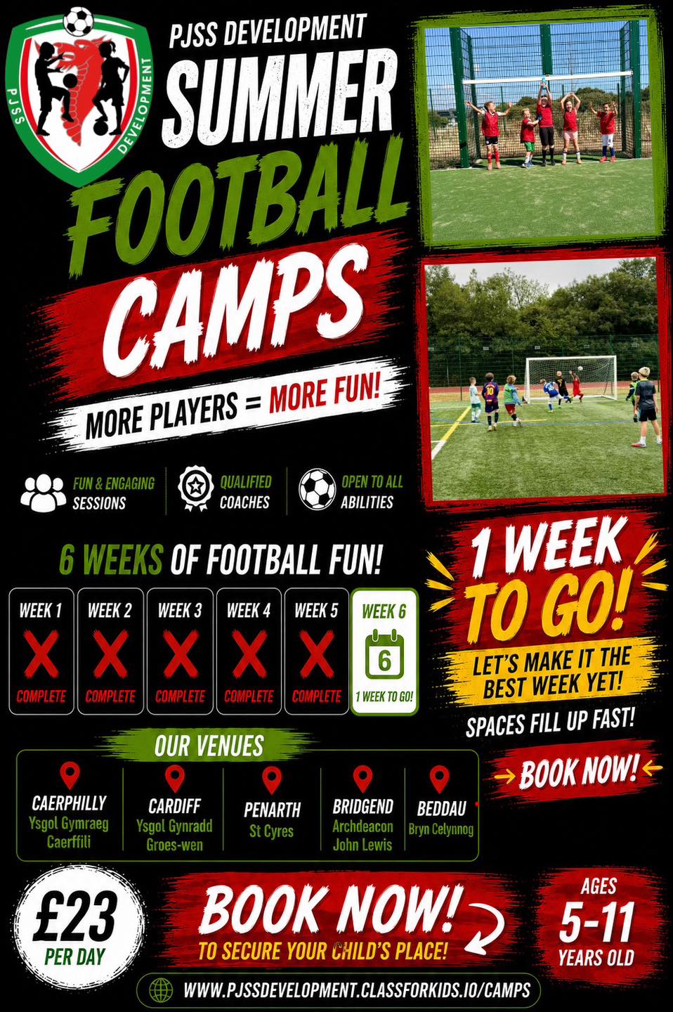 PJSS Development - Cardiff Facebook ad: 1 WEEK TO GO!