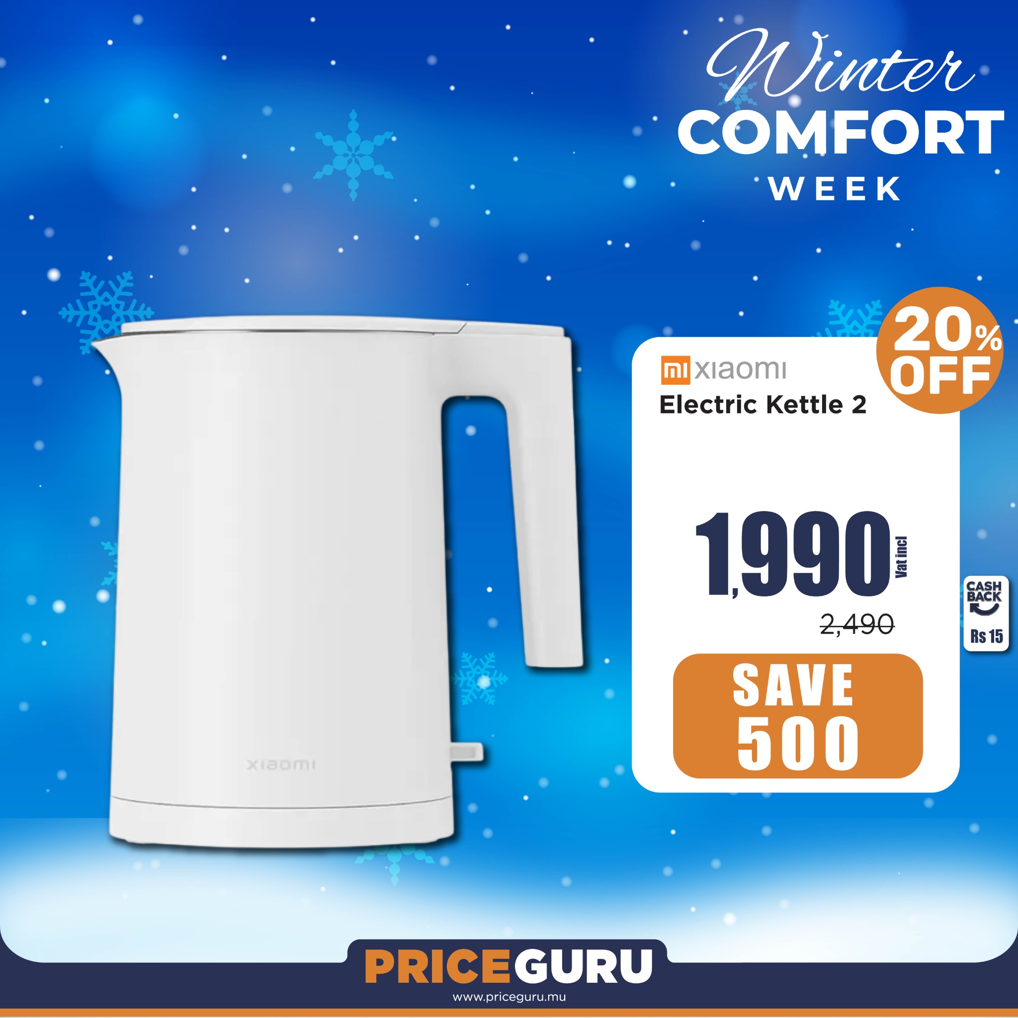 PriceGuru.mu Facebook ad