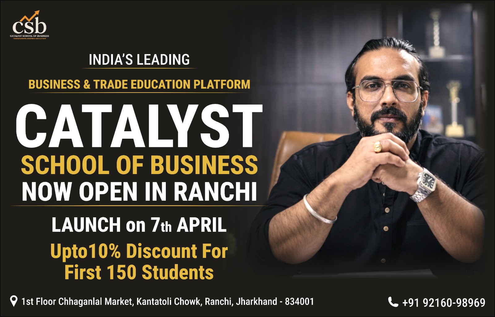 Catalyst School of Business Facebook ad