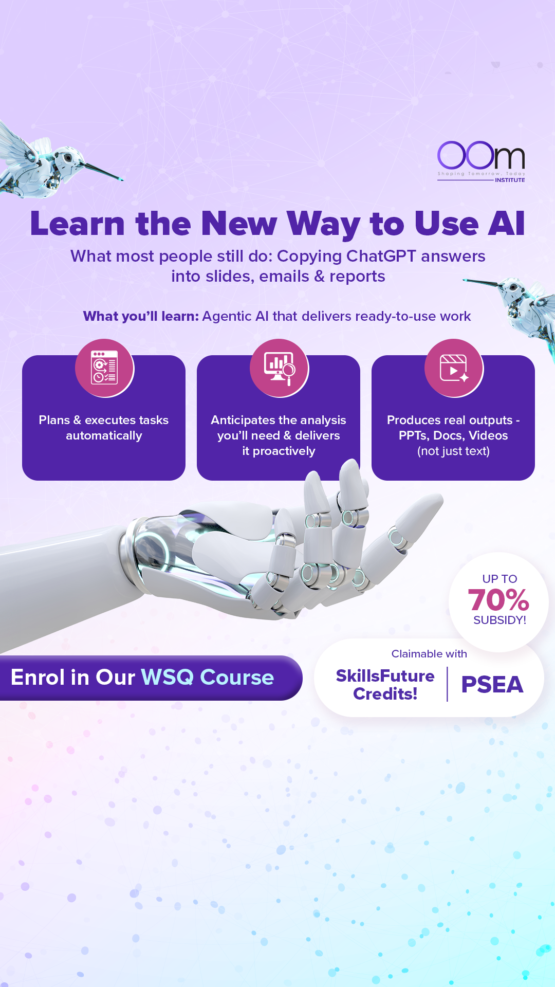 OOm Digital, Tech & AI Institute Facebook ad