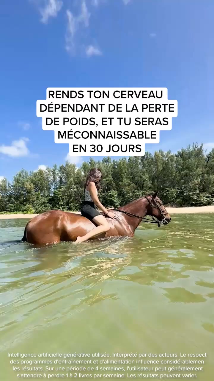 Hypnotherapy for Weight Loss Facebook ad: Appuie sur Play. Ferme les yeux. Change profondément