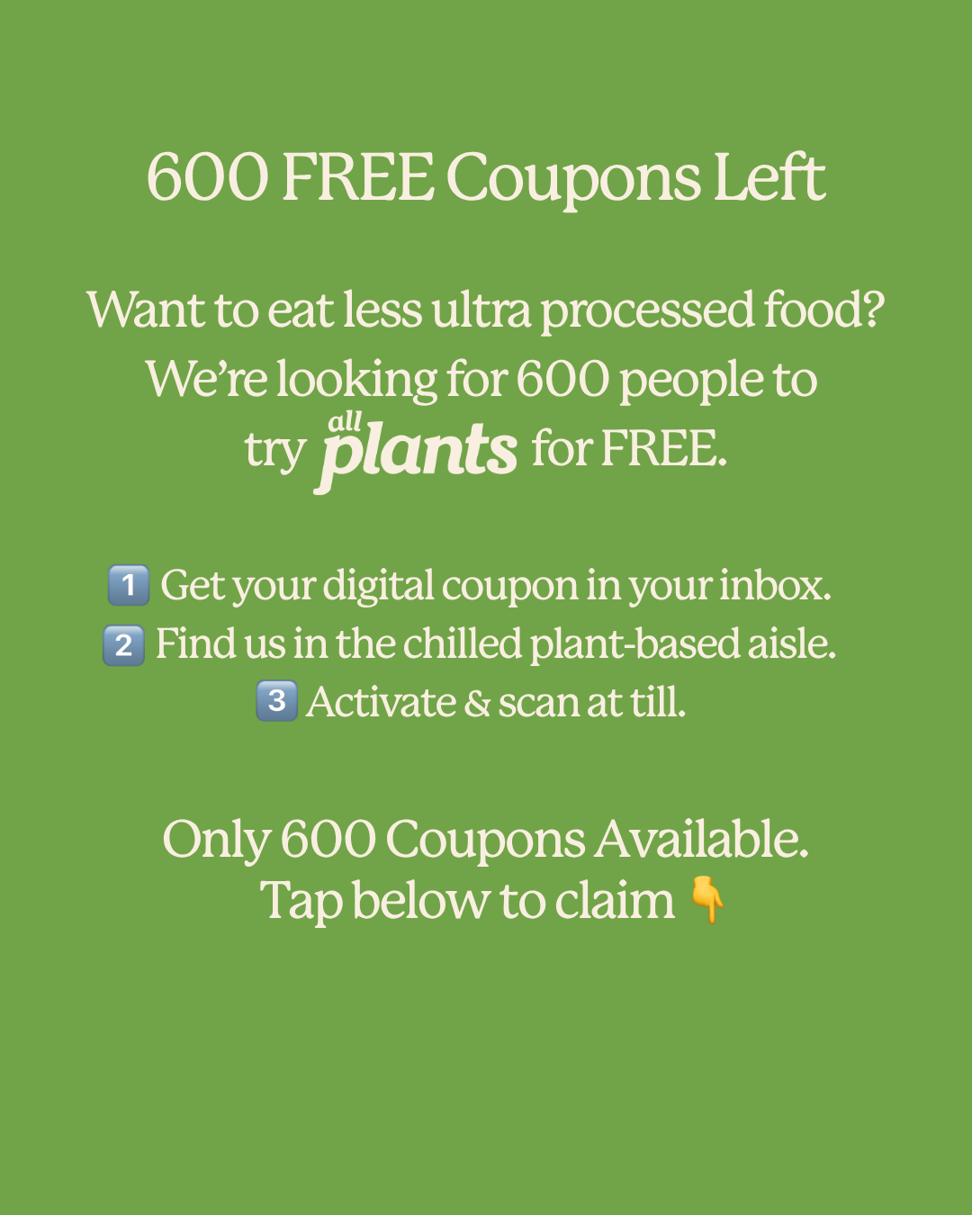 allplants Facebook ad