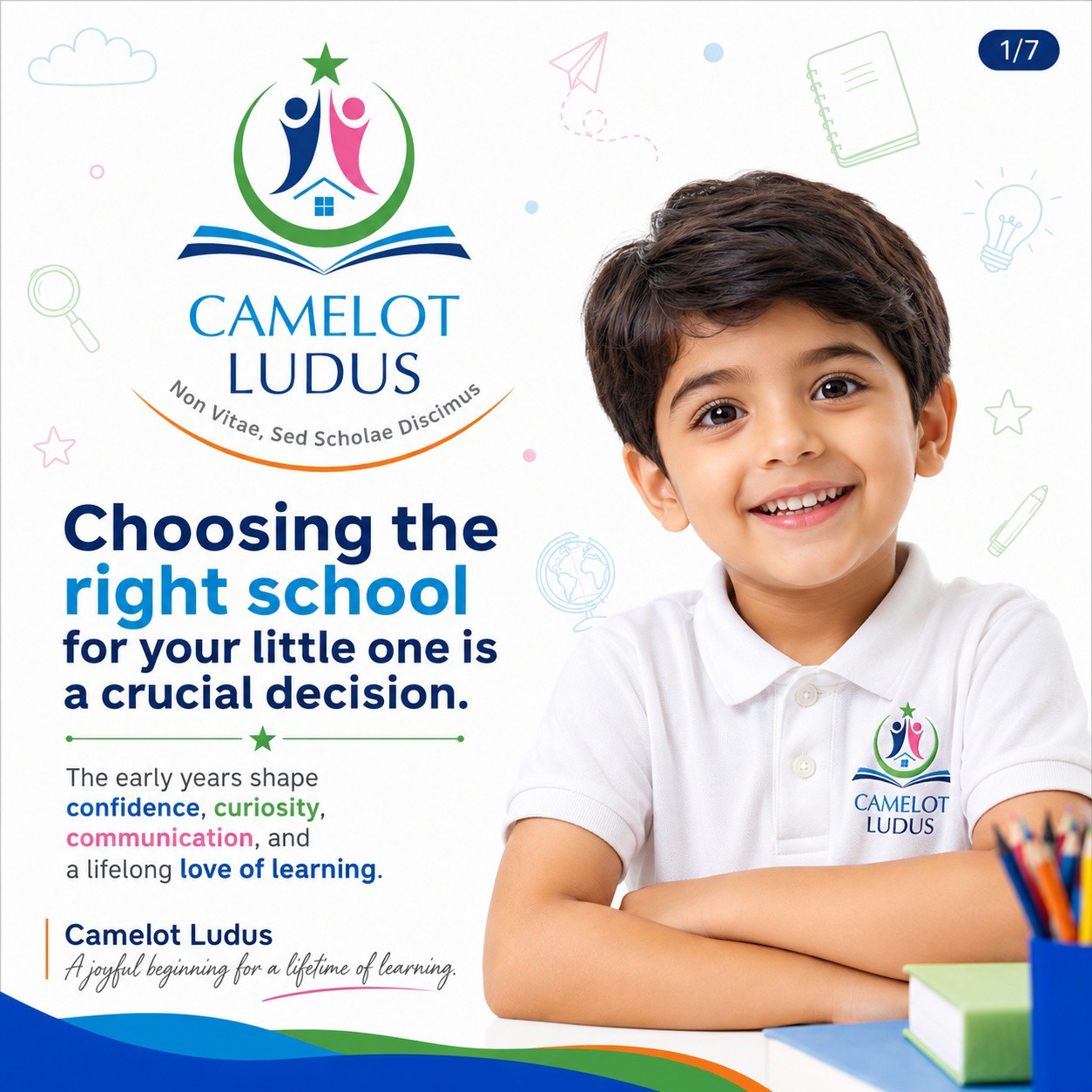 Camelot Ludus Facebook ad: The beginning of an important journey needs careful…
