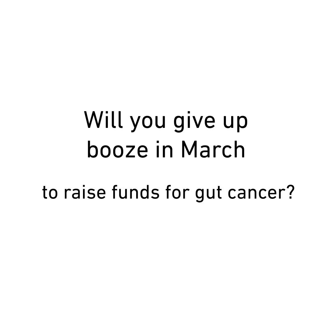 Gut Cancer Foundation Facebook ad: Give It Up for Gut Cancer