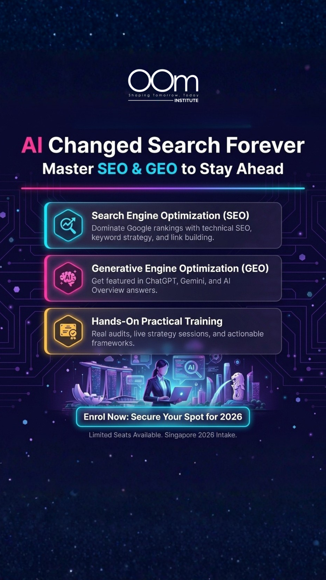 OOm Digital, Tech & AI Institute Facebook ad