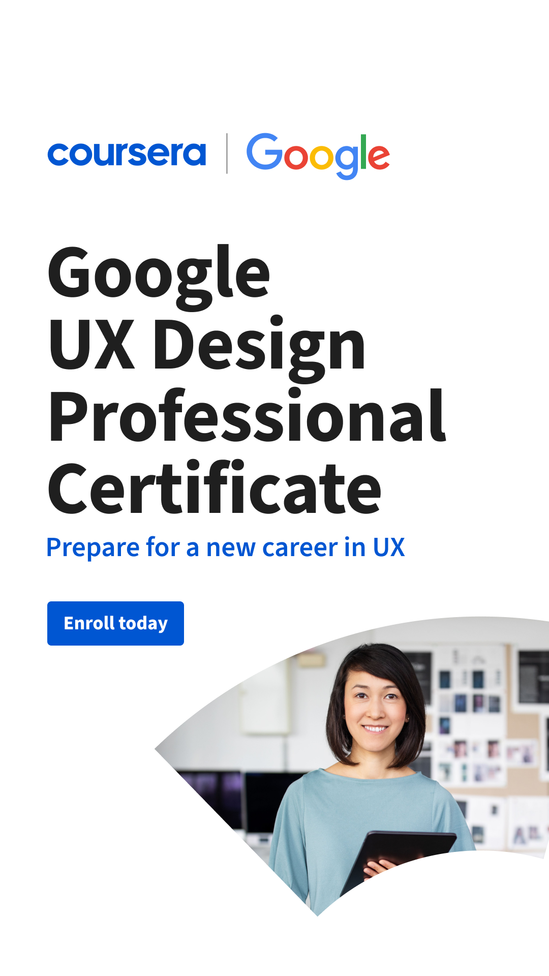 Coursera Facebook ad