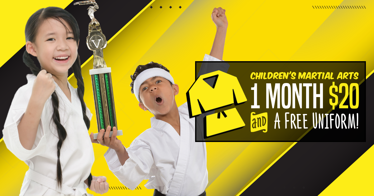 Polaris Taekwondo Facebook ad: 1 Month for $20 - Includes a Free Uniform!
