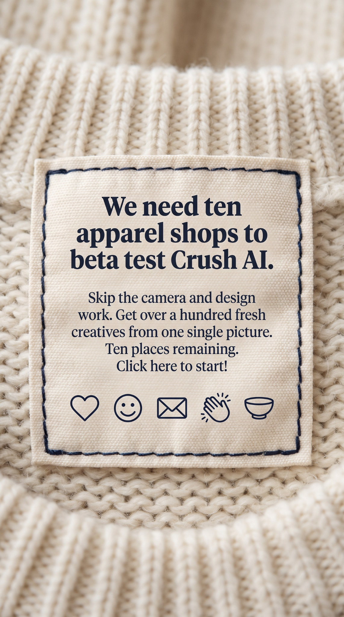 trycrush.ai Facebook ad