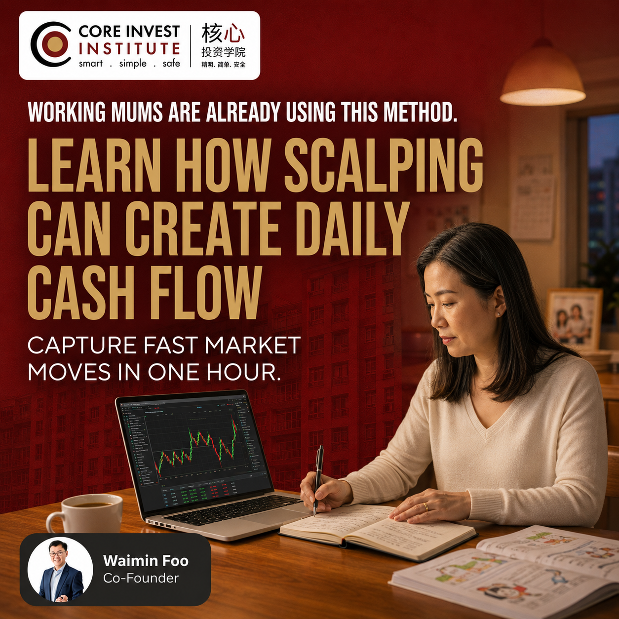 Core Invest Institute Facebook ad