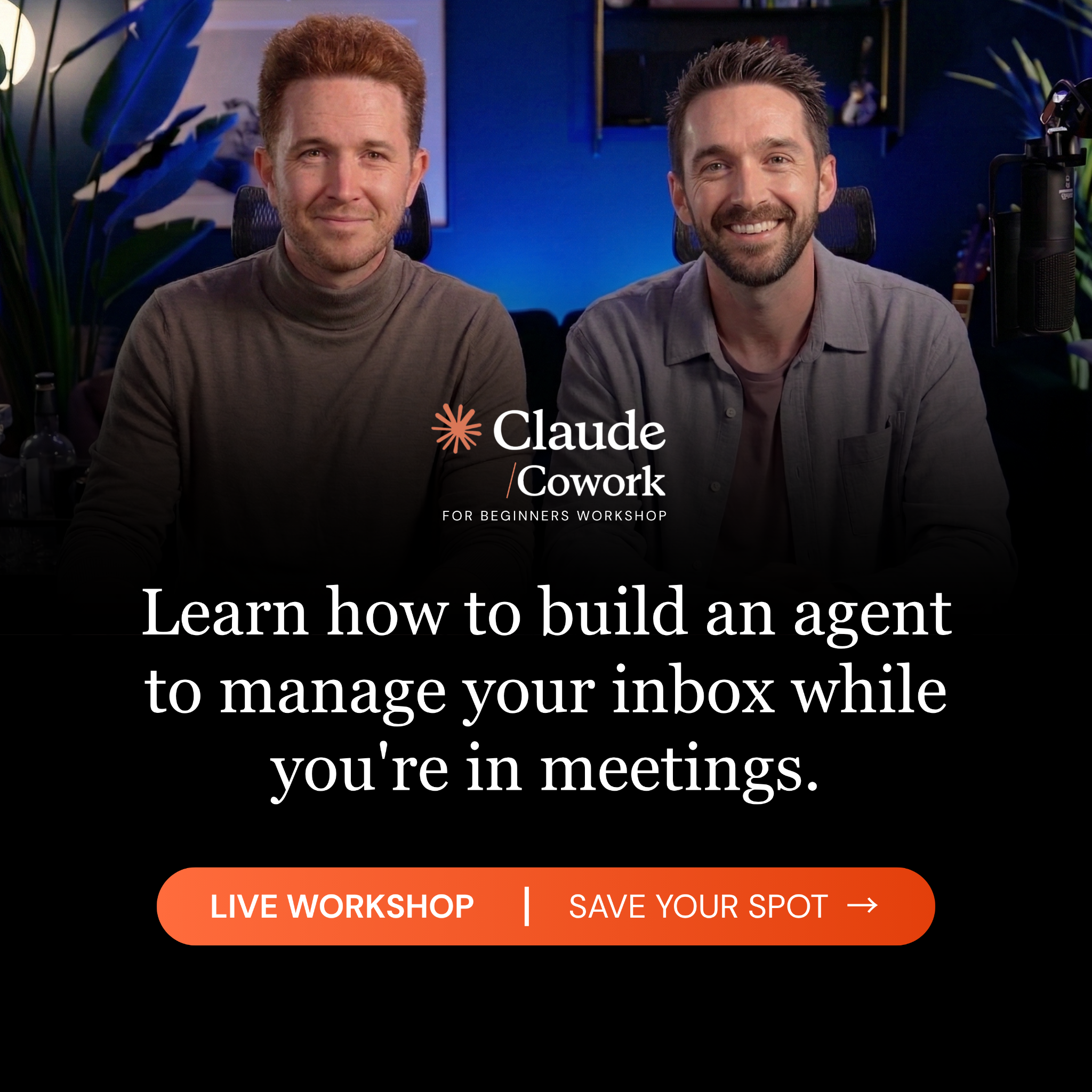 AdVenture Media Facebook ad: LIVE Interactive Workshop