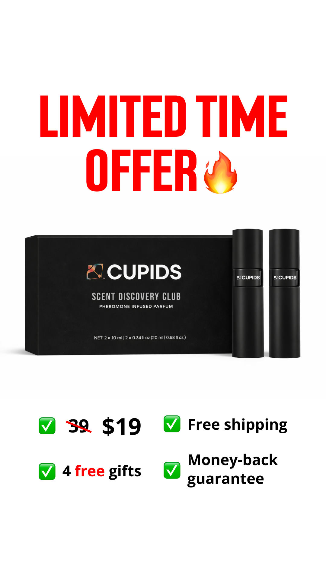 Try Cupids Facebook ad