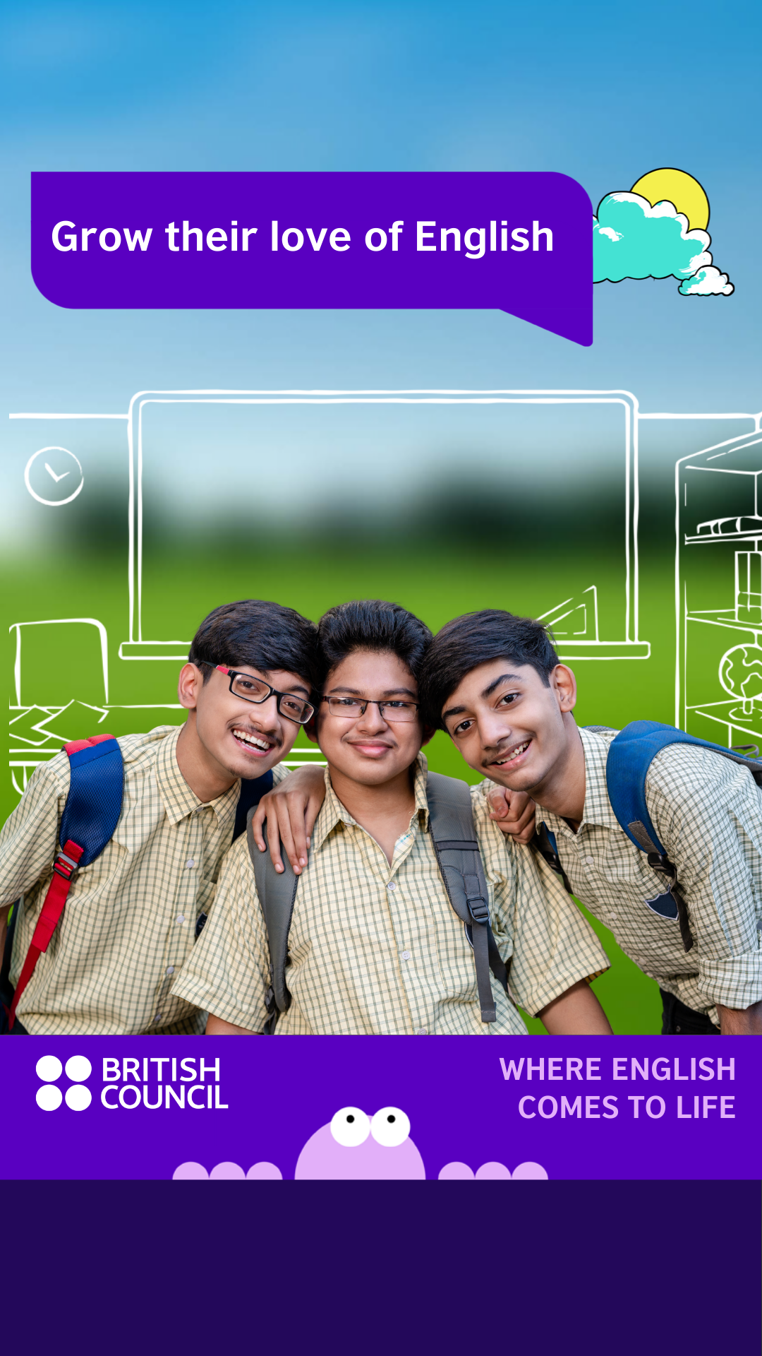 British Council India Facebook ad