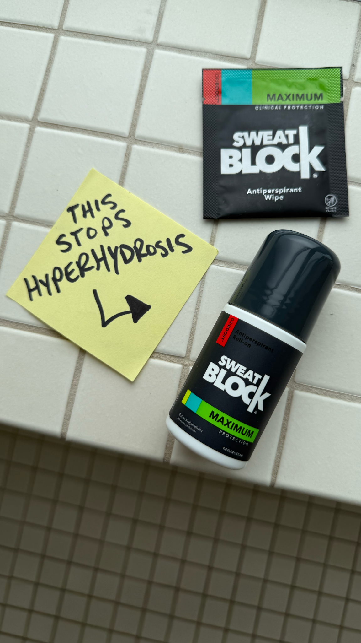 SweatBlock Facebook ad