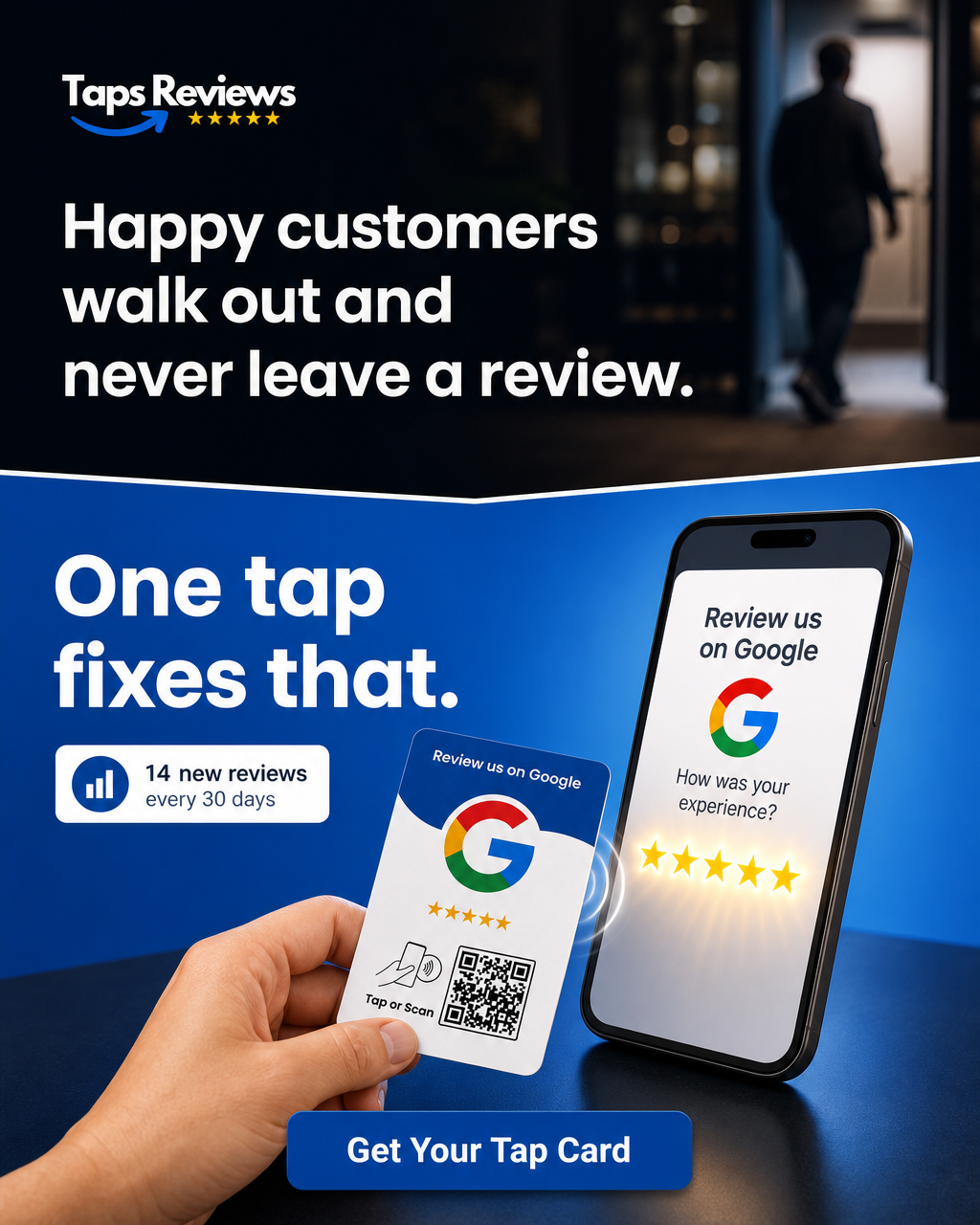 Taps Reviews Facebook ad