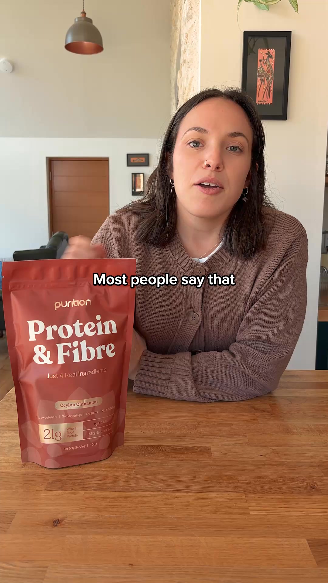 Protein & Fibre UK Facebook ad: The protein powder that doesn't make you bloat.